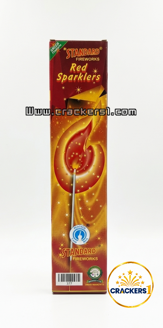 Standard 12cm Red sparklers
