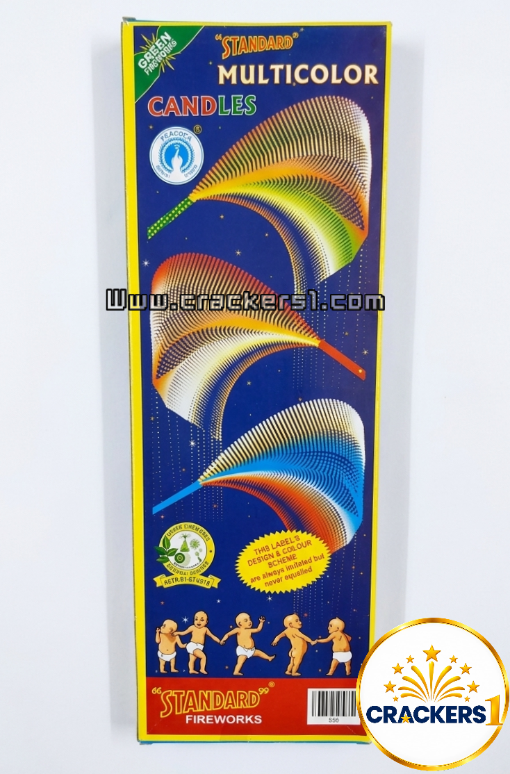 Standard Multicolor candles  pencil