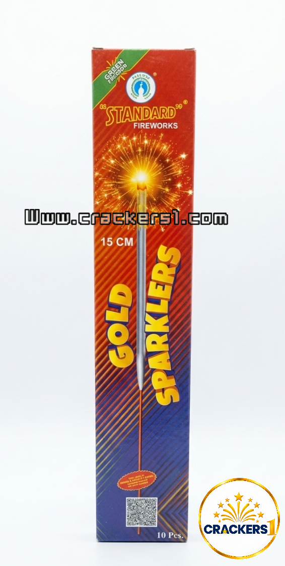 Standard 15cm gold sparklers
