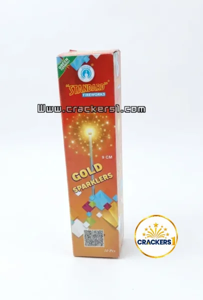 Standard 9cm gold sparklers