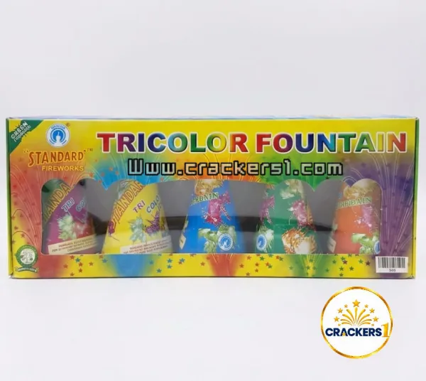 Standard tricolor fountain millennium (5pcs)