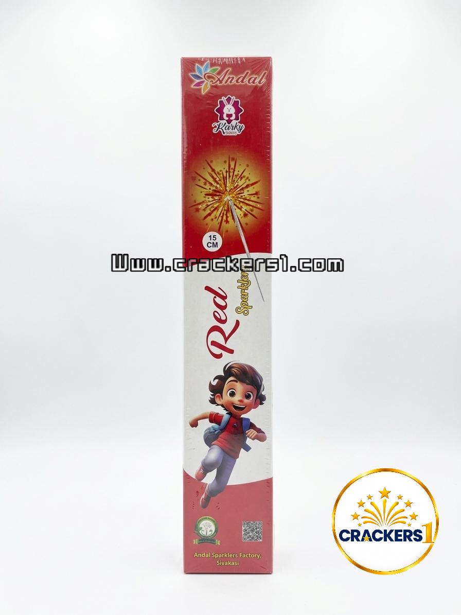 15cm Red sparklers